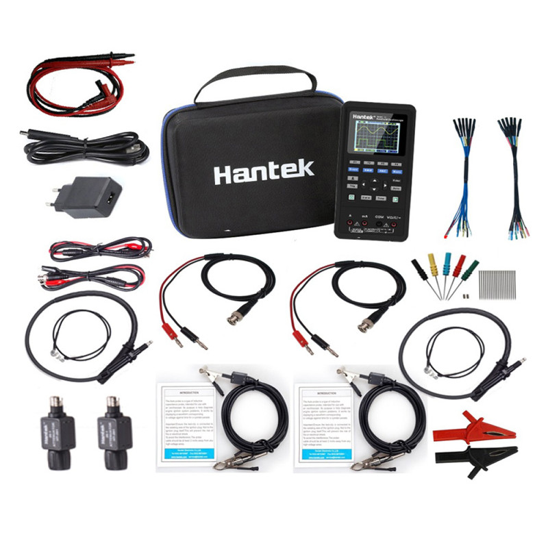 Hantek 2D82AUTO KIT AVANçADO Mini osciloscópio portátil automotivo