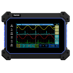 Hantek TO1204D Osciloscópio de toque portátil  4 canais / 200MHZ com gerador de sinal e multímetro