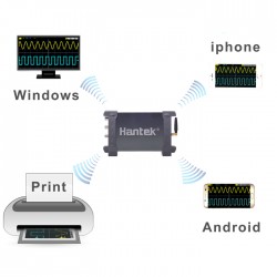 Hantek iDSO1070A Osciloscópio sem fio 70MHZ