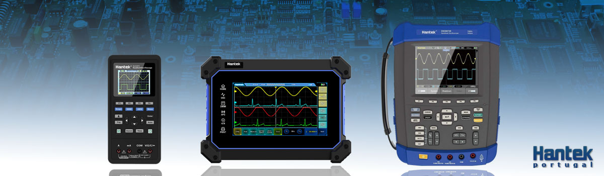 Osciloscópios portáteis Hantek